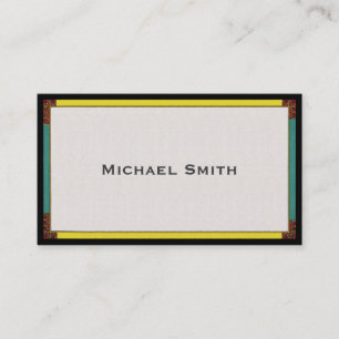 Asymmetrical målat glasssocialtelefonkort