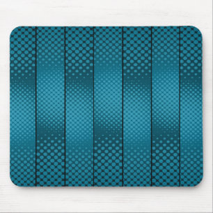 Asymmetrisk ljusblå Polka dots Musmatta