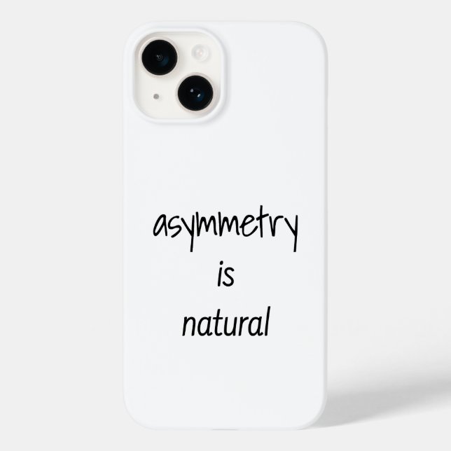 Asymmetry Is Natural iPhone-fodral (Baksida)
