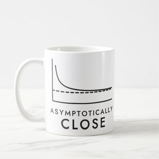 Asymptotiskt Nära Analysgraf Kaffemugg (Vänster)