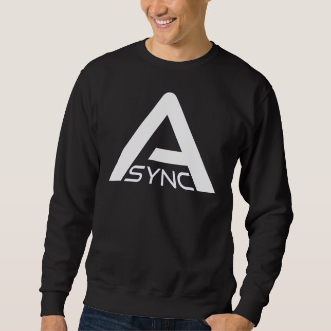 ASYNC - Bakom Pixelforskning Lång Ärmad Tröja (Framsida)