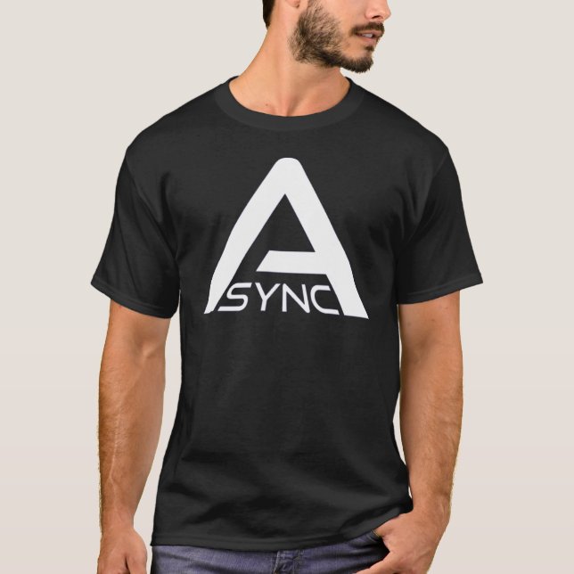 ASYNC - Bakom Pixelforskning T Shirt (Framsida)
