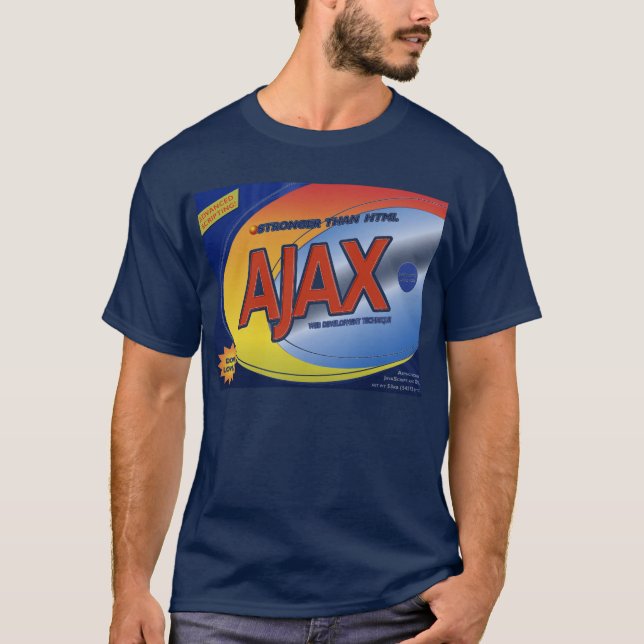 Asynkron JavaScript och XML Tee Shirt (Framsida)