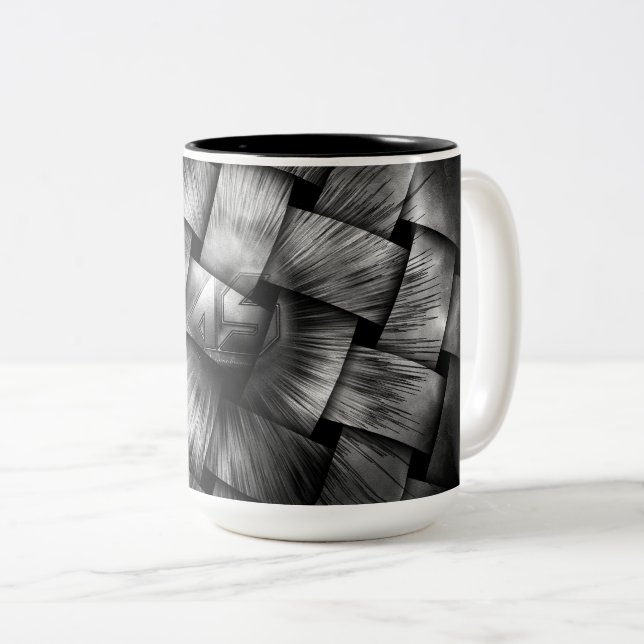 Asynkrona Etiska Moln Två-Tonad Mugg (Framsida höger)