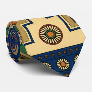 Asyriansk retro-halsen i mönster slips