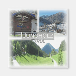 AT0018 Europe, Österrike, Tyrolen, Jungholz, Fridg Magnet