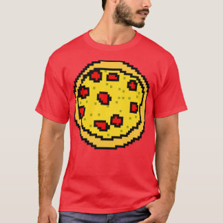 Ät 8-bitars Pixelart Pizza Food T Shirt