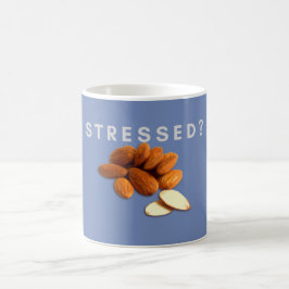 Ät almonder för Stressande friska Kaffemugg