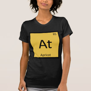 At - Aprikos Frukt Kemi Periodiska Systemets Symbo T-shirt