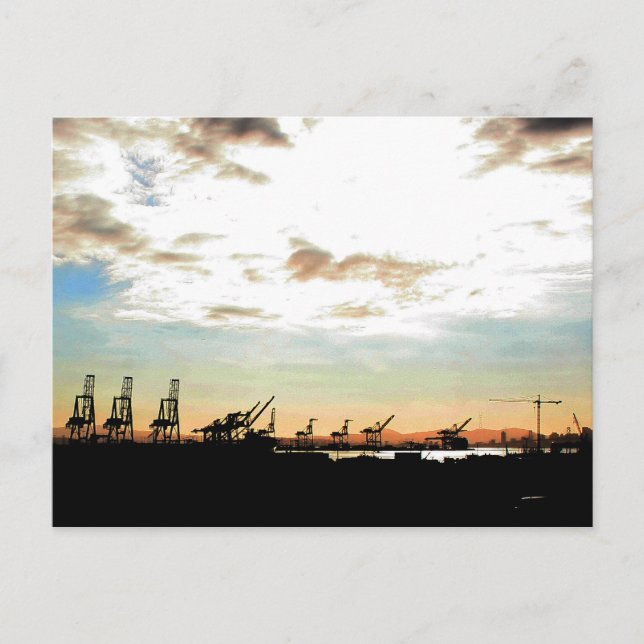 AT-AT Invasion av Oakland Vykort (Framsida)