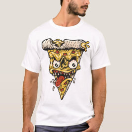 Ät att Pizza Sticker - Roligt Foodie Vibes T Shirt
