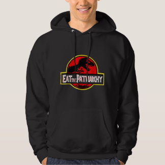 Ät den feministiska patriarkatet Dinosaur Hoodie