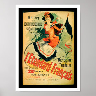 "Åt det franska standart", den Poster