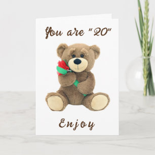 **ÅT DIN **20th** BIRTHDAY!!!!!** BIRTHDAY Card Kort