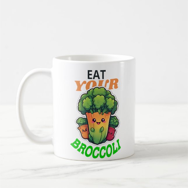 Ät din Broccoli Kaffemugg (Vänster)