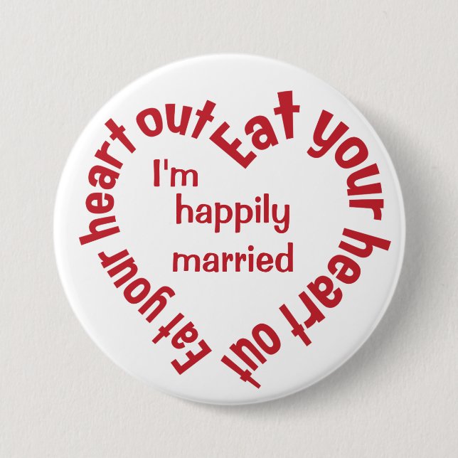 ÄT DIN HJÄRTA UT-anpassningsbar-knappar Knapp (Framsida)