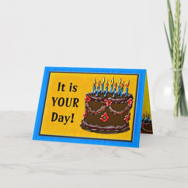 Ät din kummel nr 2 (födelsedagskort) kort (Framsida)