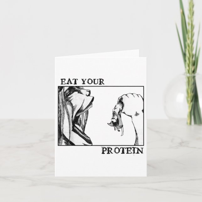 Ät din proteinrika Gymer Kort (Framsida)