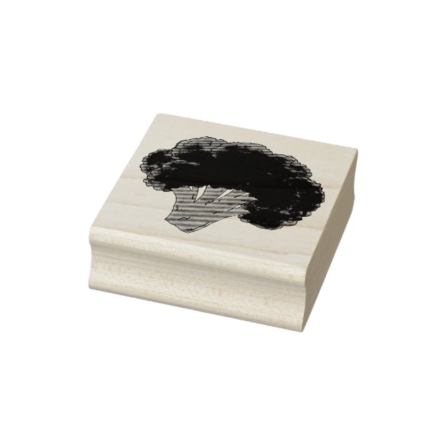 Ät din vegetabiliska Grönt Broccoli Bunch Stämpel (Stämpel)