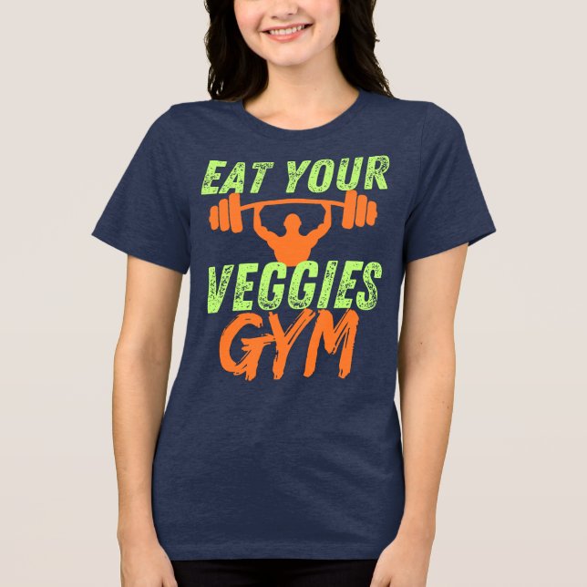 Ät din Veggies Vegan-nyrörlighetsoffert T Shirt (Framsida)