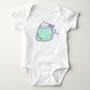 Ät dina ärter baby romper t shirt