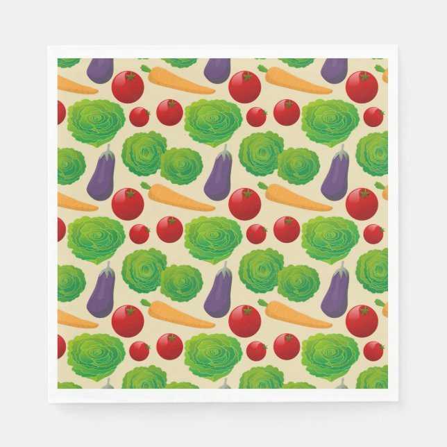 Ät dina grönsaker pappersservett (Framsidan)