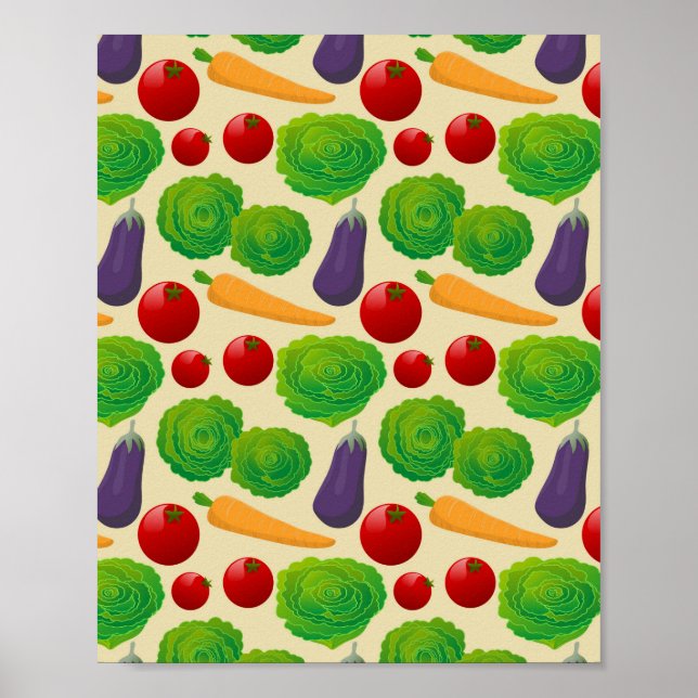 Ät dina grönsaker poster (Framsidan)