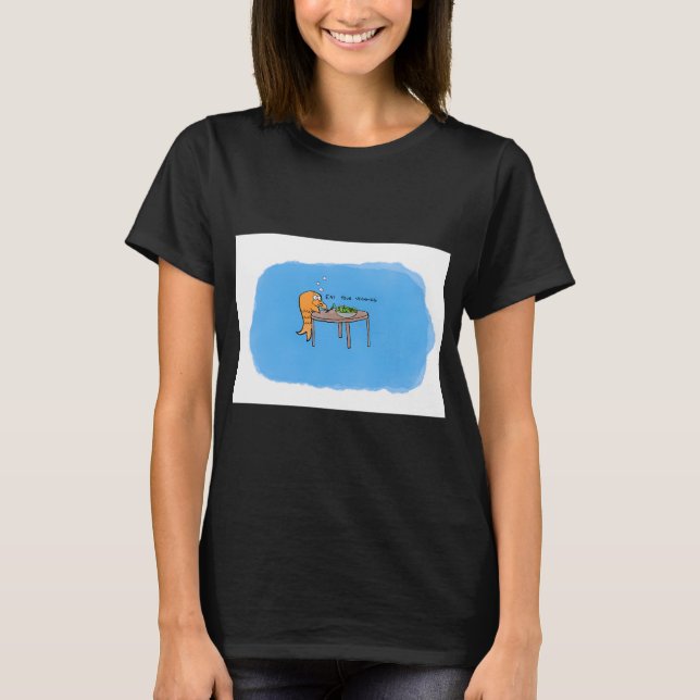 Ät dina grönsaker t shirt (Framsida)