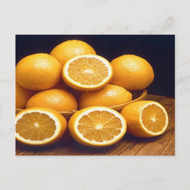 Ät dina Orangar Vykort (Framsida)