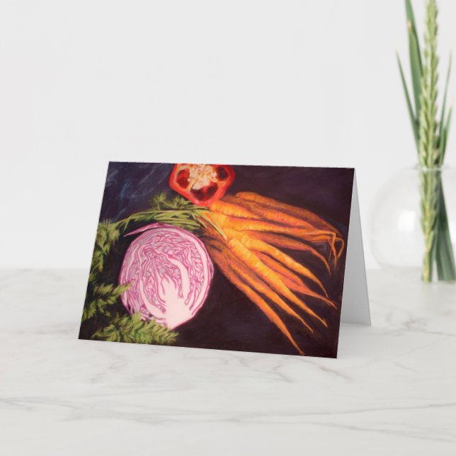 Ät dina Veggies #2 Kort (Framsida)