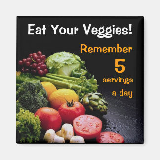 Ät dina veggies Fridge Magnet