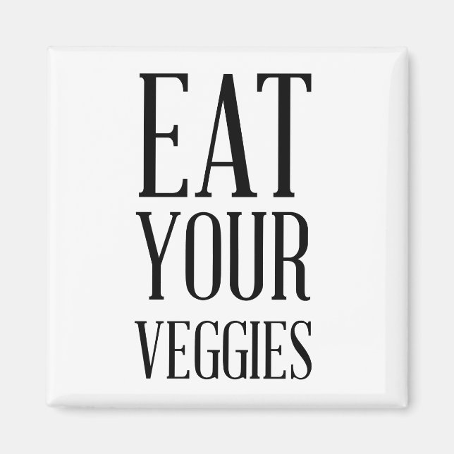 Ät dina Veggies Magnet (Framsidan)
