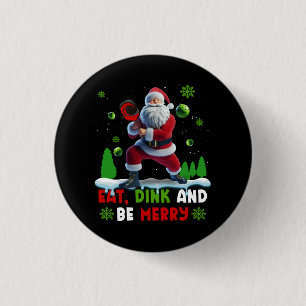 Ät Dink be Merry Jultomten Pickleball jul Knapp