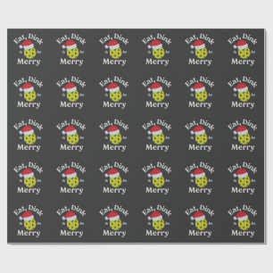 Ät Dink och Var Glad Pickleball Jul Presentpapper