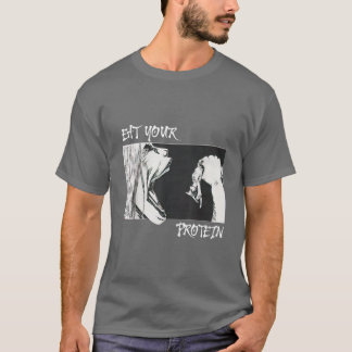 Ät Ditt Protein Rolig Fitness Gym Attack Onitan f T Shirt