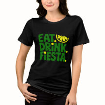 Ät Drick Fiesta Minimal Retro T-Shirt