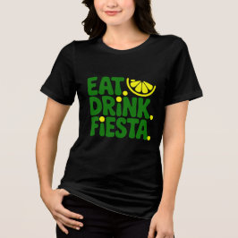 Ät Drick Fiesta Minimal Retro T-Shirt
