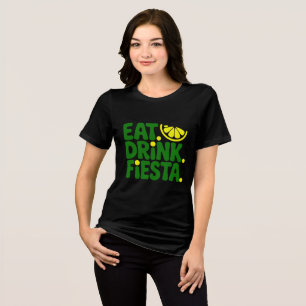 Ät Drick Fiesta Minimal Retro T-Shirt