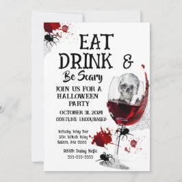 Ät-, drick- och bärinbjudan inbjudningar