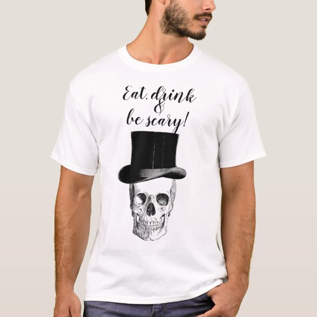 Ät, drick och läsk, vintage T unisex Shirt (Framsida)