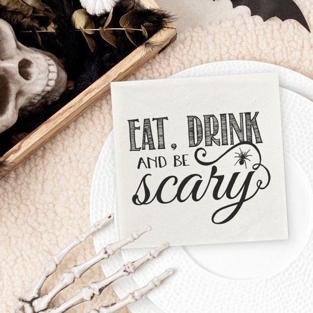 Ät, drick och skaka Halloween fest Pappersservett (Skapare uppladdad)