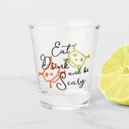Ät, drick och skum glas