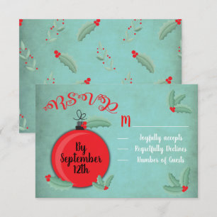 Ät, drick och var gift RSVP-svarskort OSA Kort