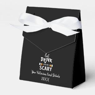 Ät, drick och var läskig Halloween Presentaskar
