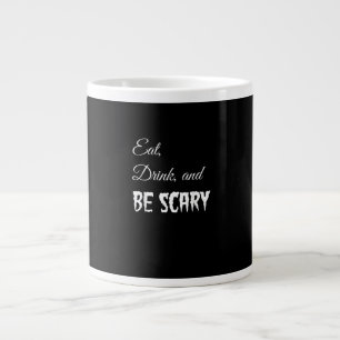 Ät, drick och var läskigt rolig Halloween retro st Jumbo Mugg