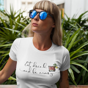 Ät Drick Och Var Mary Blodiga Mary Dryck T Shirt