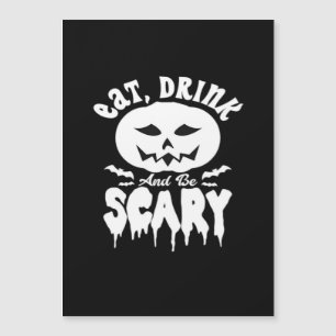 Ät Drick Och Var Rädder Halloween Retro Klassiker