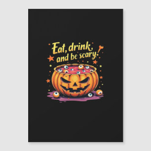 Ät Drick Och Var Rädder Skräckfilmsnatt Halloween