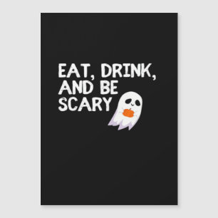 Ät Drick Och Var Rädslig Halloween Ande Modern