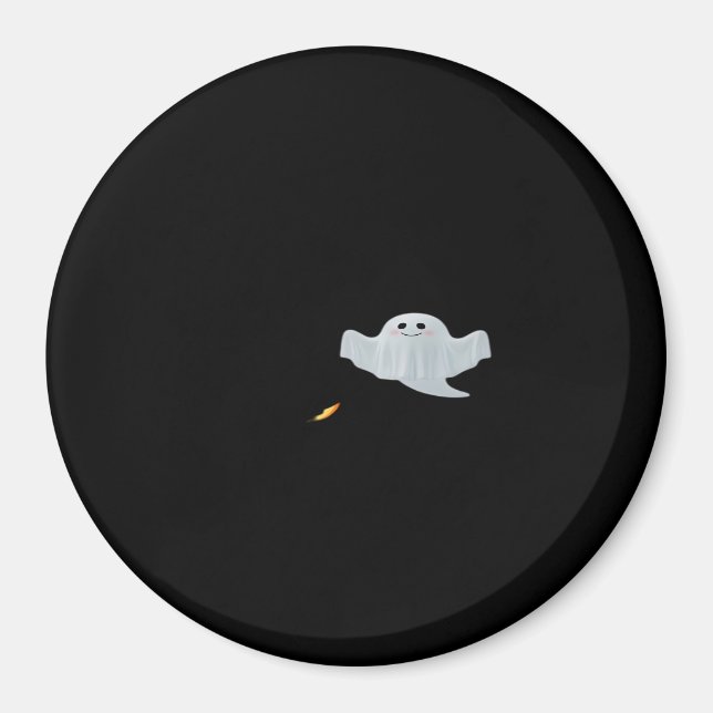 Ät Drick Och Var Rädslig Halloween Trendig Casual  Magnet (Framsidan)